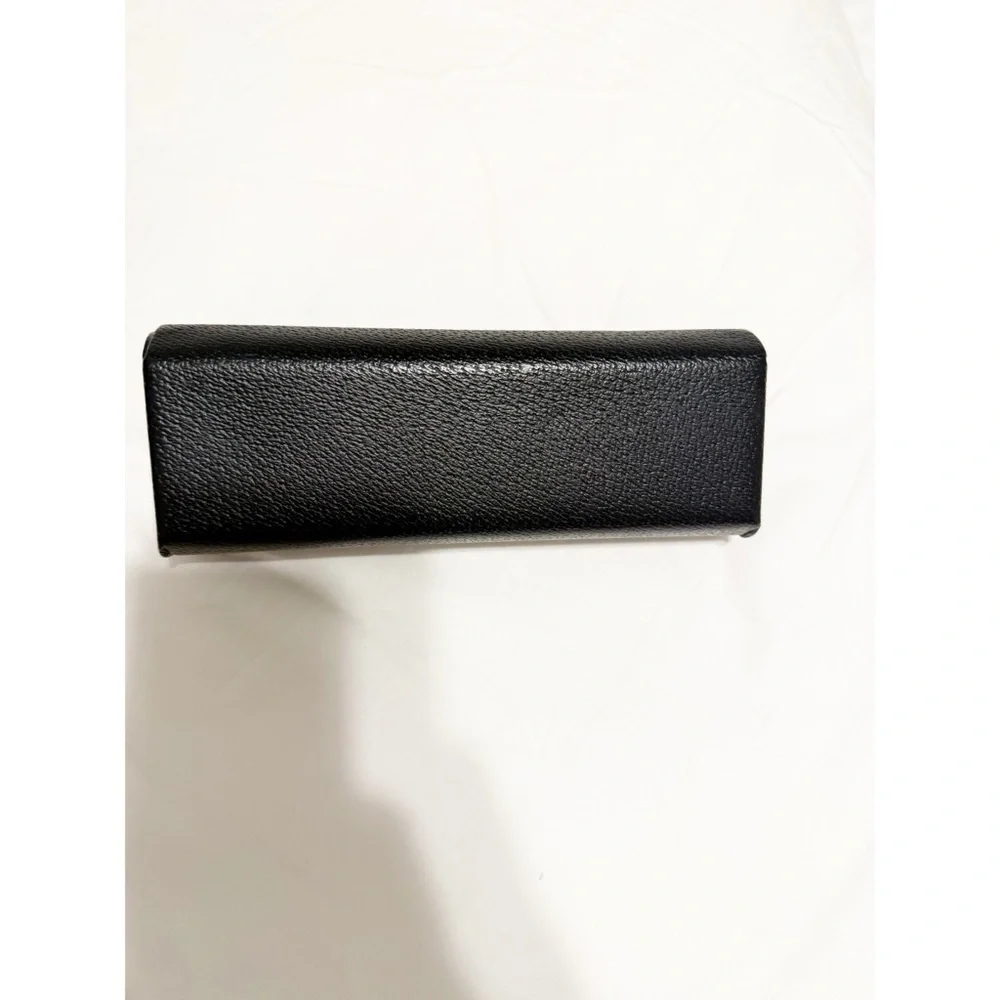 Burberry Black Sunglasses Case with Gold Lettering
